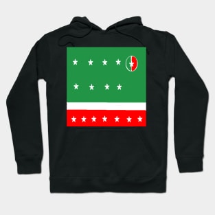 Sporty Italian Design on Black Background Hoodie